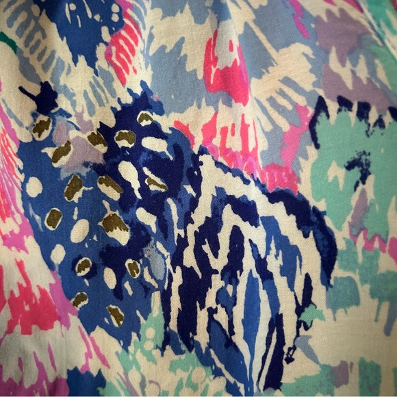 Lilly Pulitzer Willa Top Women’s Floral Coastal Resort Vacation Preppy Size XS - Picture 4 of 7